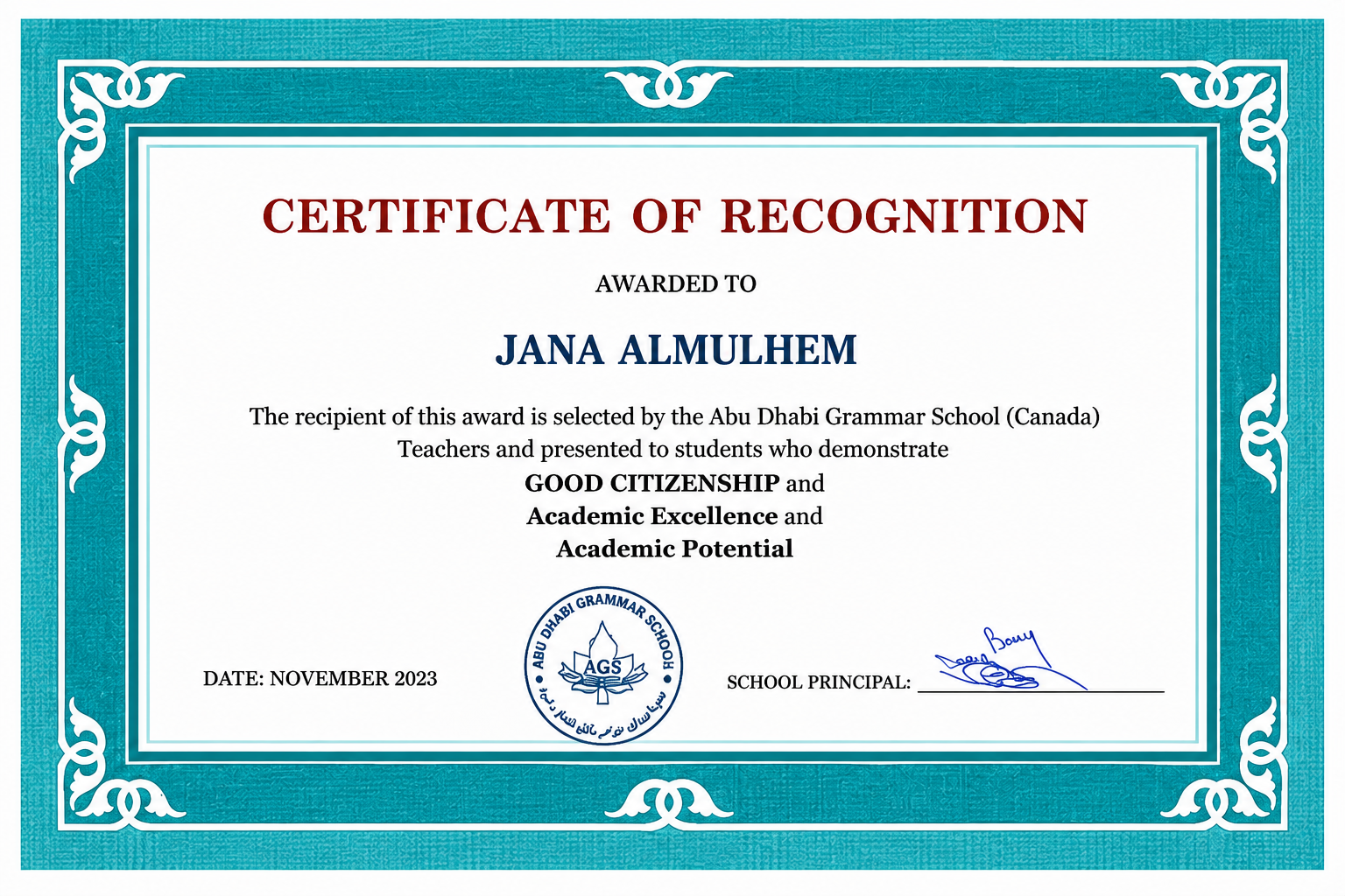 Academic excellence